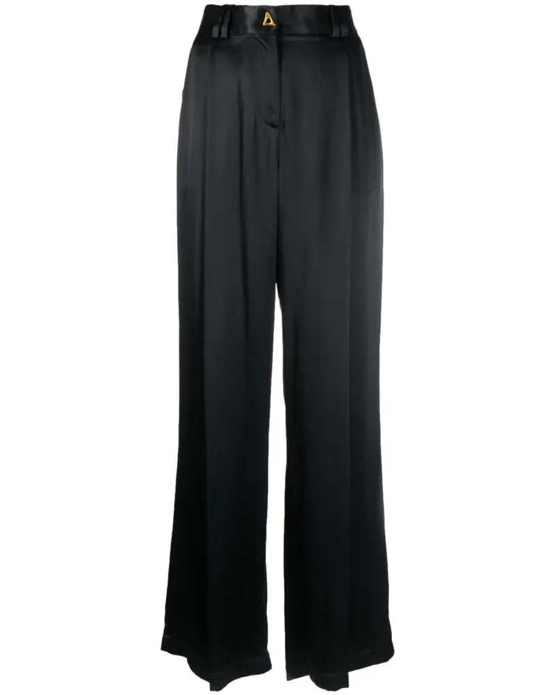 AERON Hose mit weitem Bein - Schwarz Schwarz