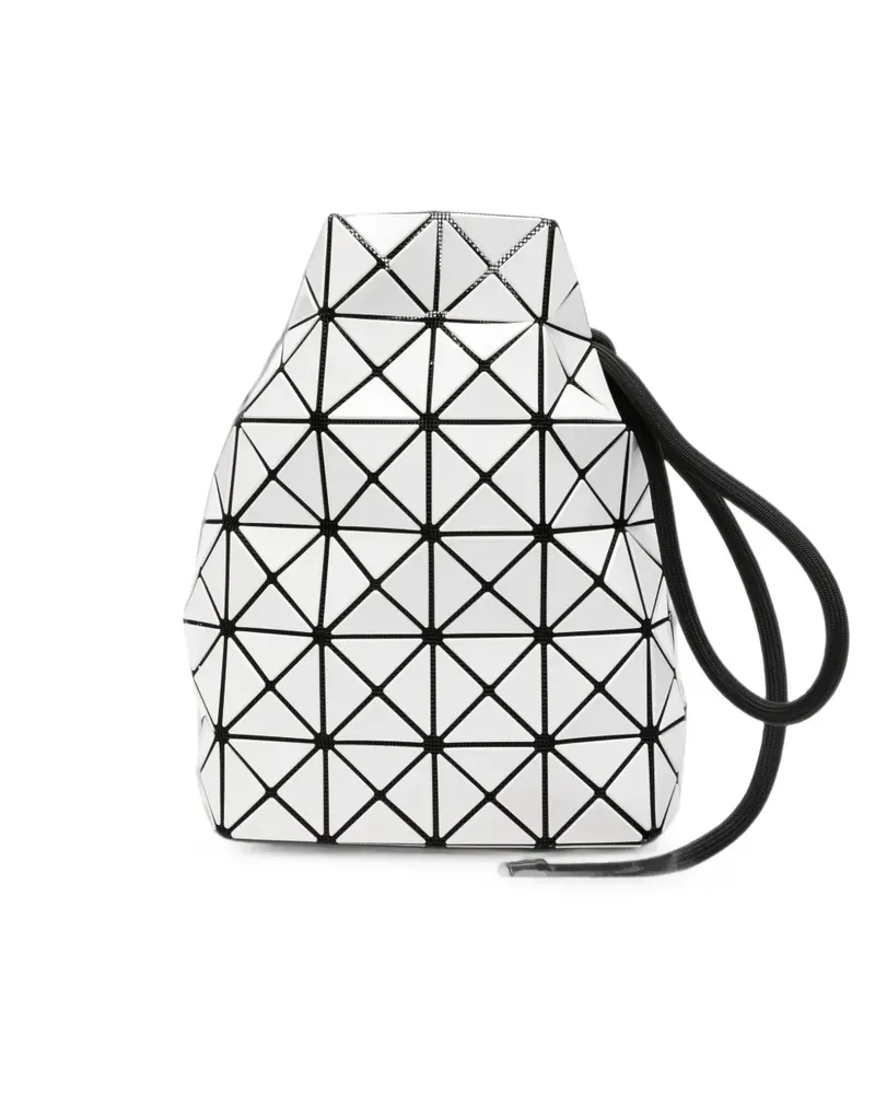 Issey Miyake Beuteltasche mit geometrischem Muster - Weiß Weiß