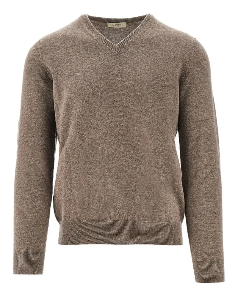 PIACENZA 1733 Oberteil mit V-Ausschnitt - Braun Braun