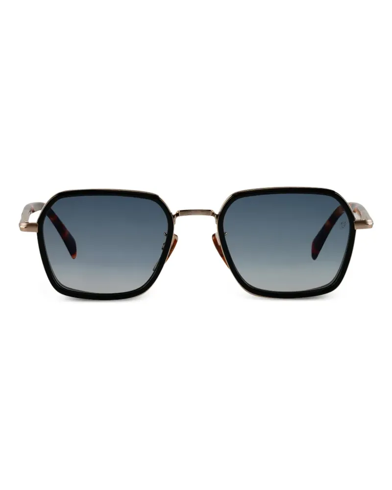 EYEWEAR by DAVID BECKHAM Sonnenbrille mit geometrischem Gestell - Braun Braun