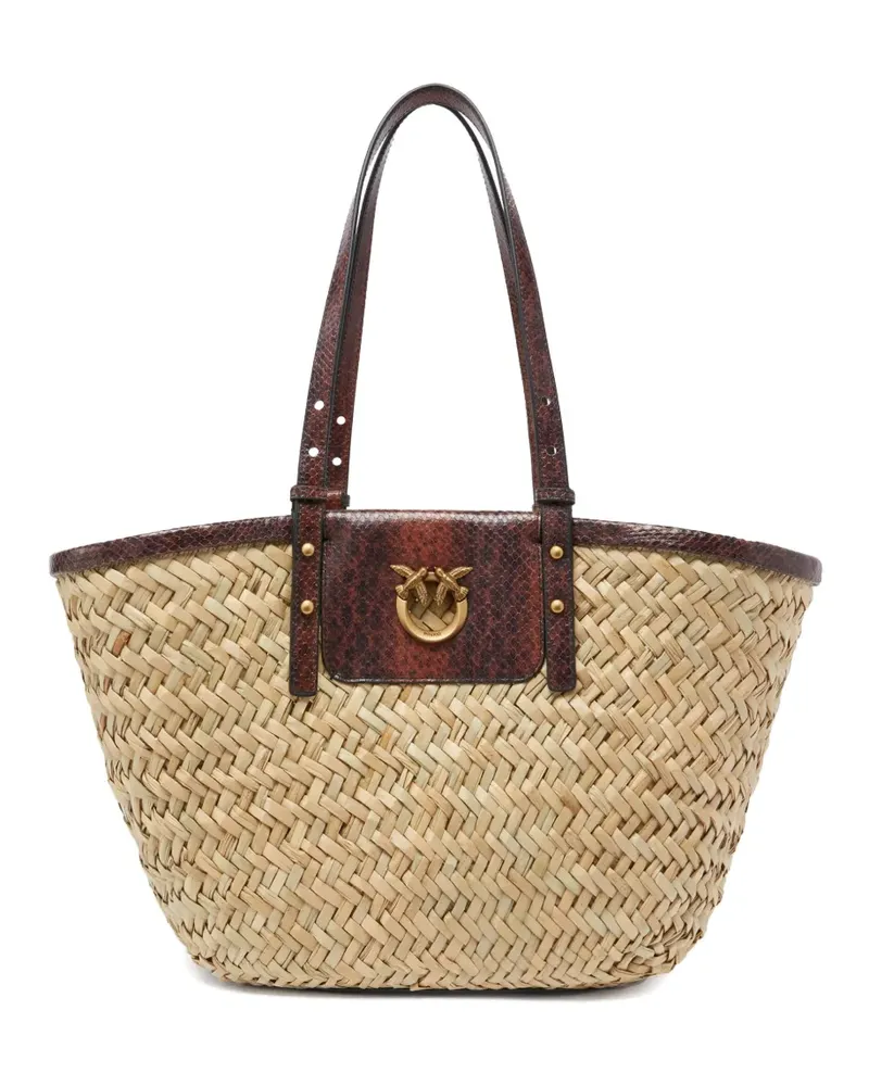 Pinko Love Summer Tote Bag - Nude Nude