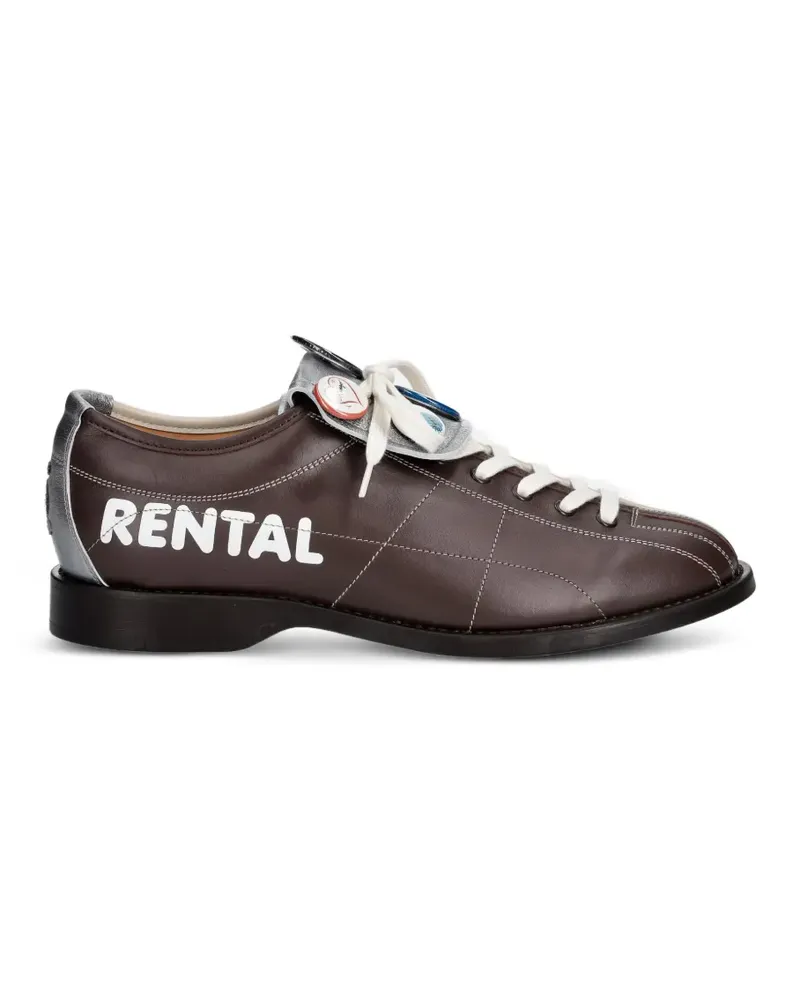 Kenzo Striker embellished Derby shoes - Braun Braun