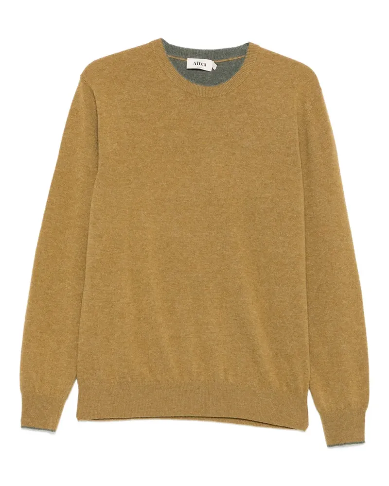 Altea Pullover mit Ellenbogen-Patches - Gelb Gelb