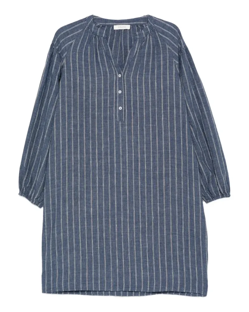 JcSophie striped button mini dress - Blau Blau