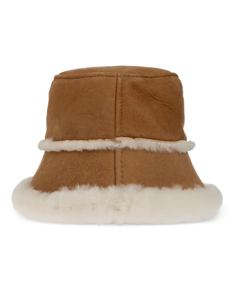 EMU EMU Fischerhut mit Shearling-Besatz - Braun Braun