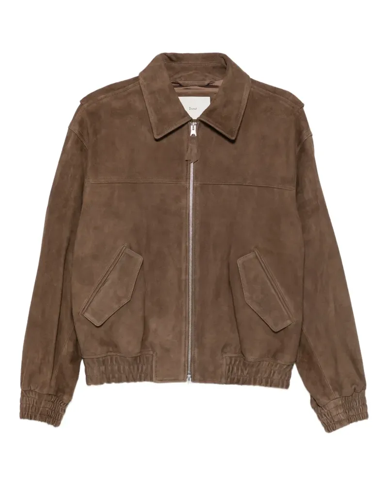 Dunst Jacke aus Wildleder - Braun Braun