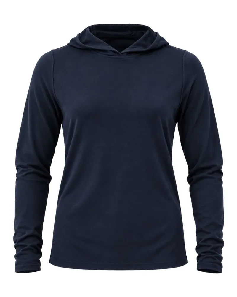 Denis Colomb Hoodie mit V-Ausschnitt - Blau Blau