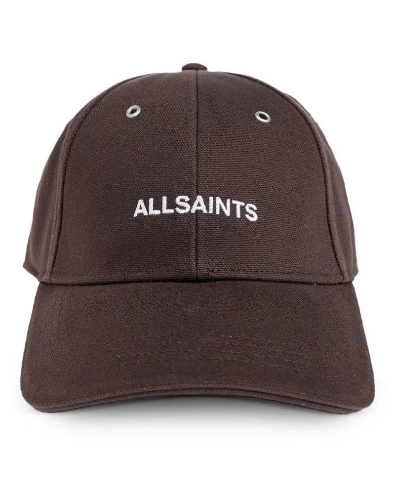 AllSaints Baseballkappe mit Logo-Stickerei - Braun Braun