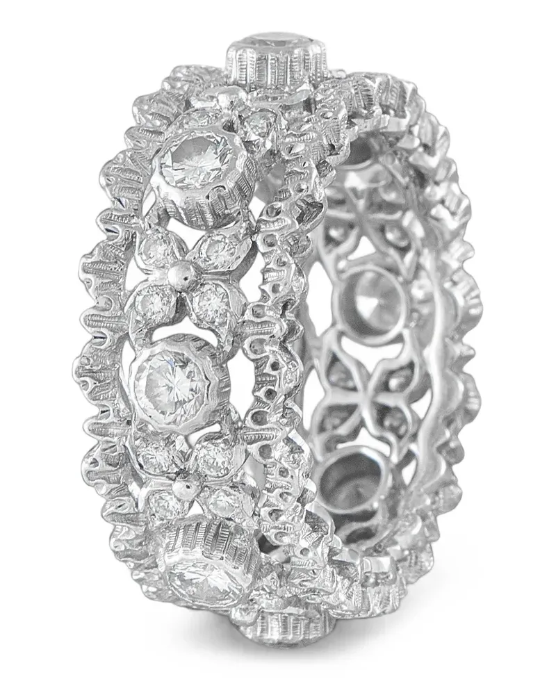 Buccellati diamond ring - Silber Silber