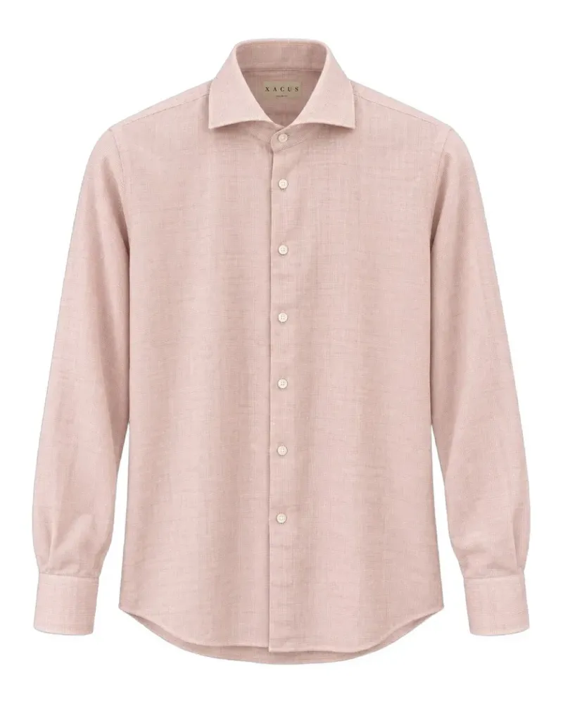 XACUS Hemd mit Spreizkragen - Rosa Rosa
