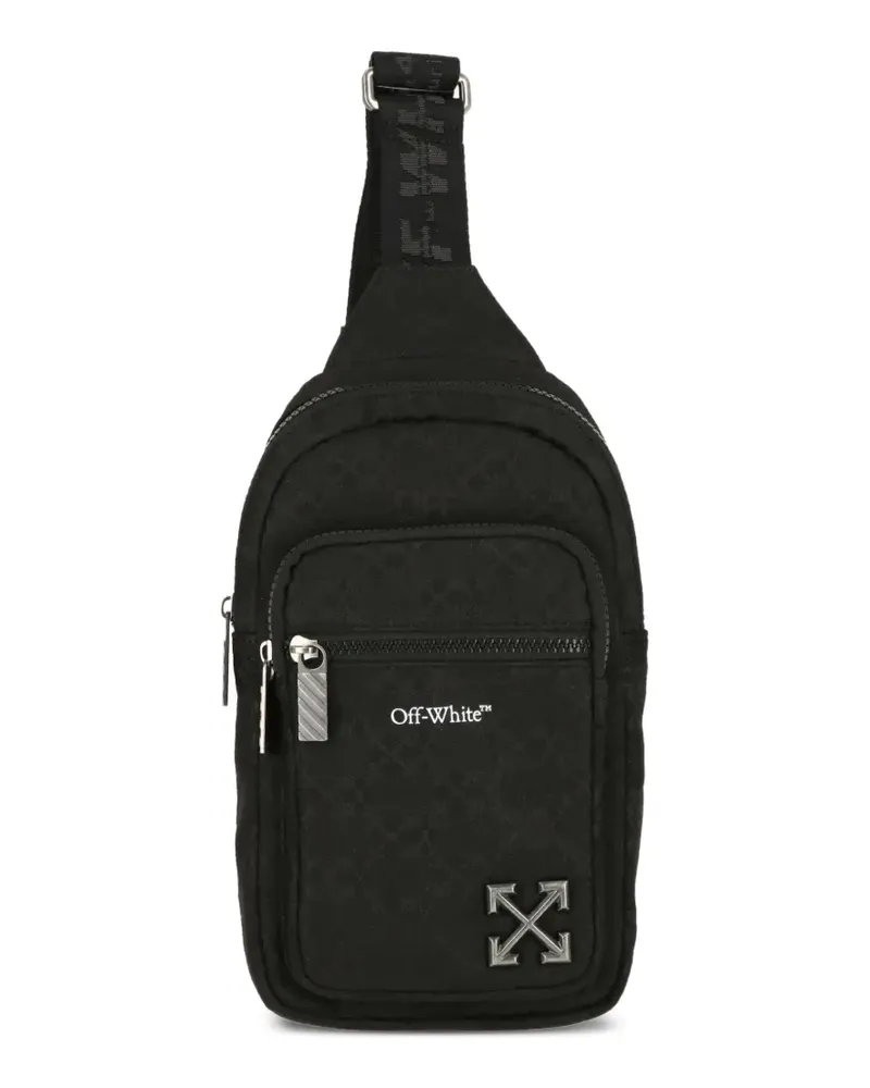 OFF-WHITE monogram messenger bag - Schwarz Schwarz