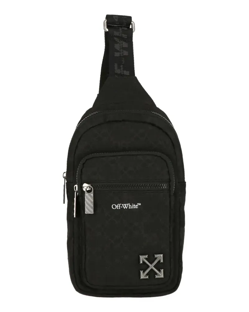 OFF-WHITE monogram messenger bag - Schwarz Schwarz