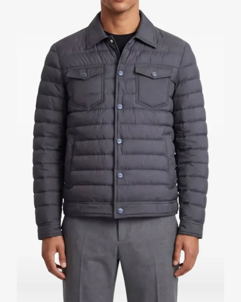 Herno quilted padded jacket - Blau Blau
