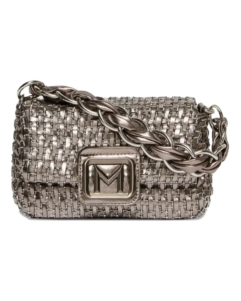 MARELLA Kleine Le Muse Schultertasche mit Kettenriemen - Silber Silber
