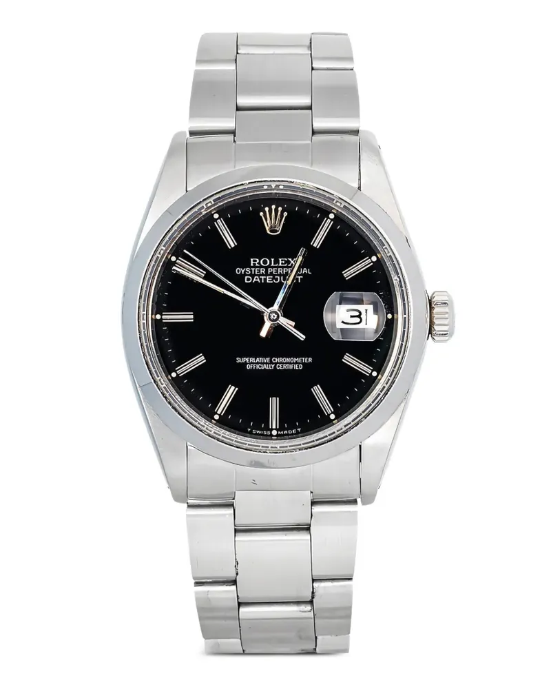 Rolex Datejust Armbanduhr 36mm - Schwarz Schwarz