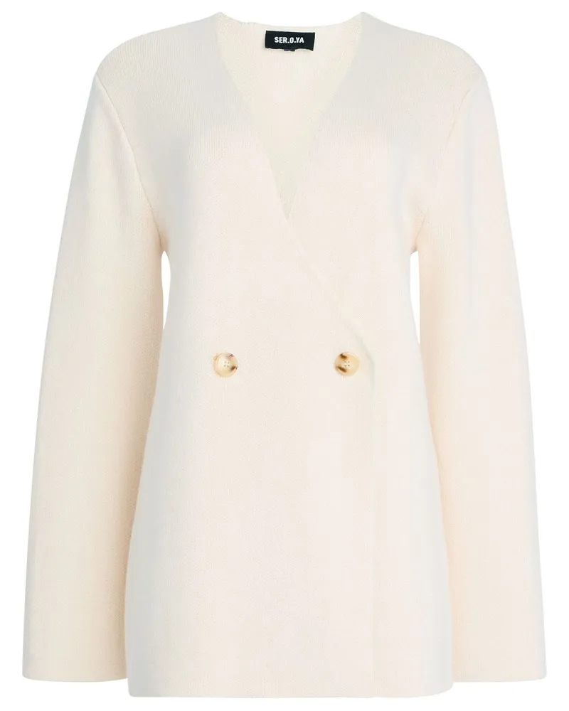 SER.O.YA Tundra Cardigan - Weiß Weiß