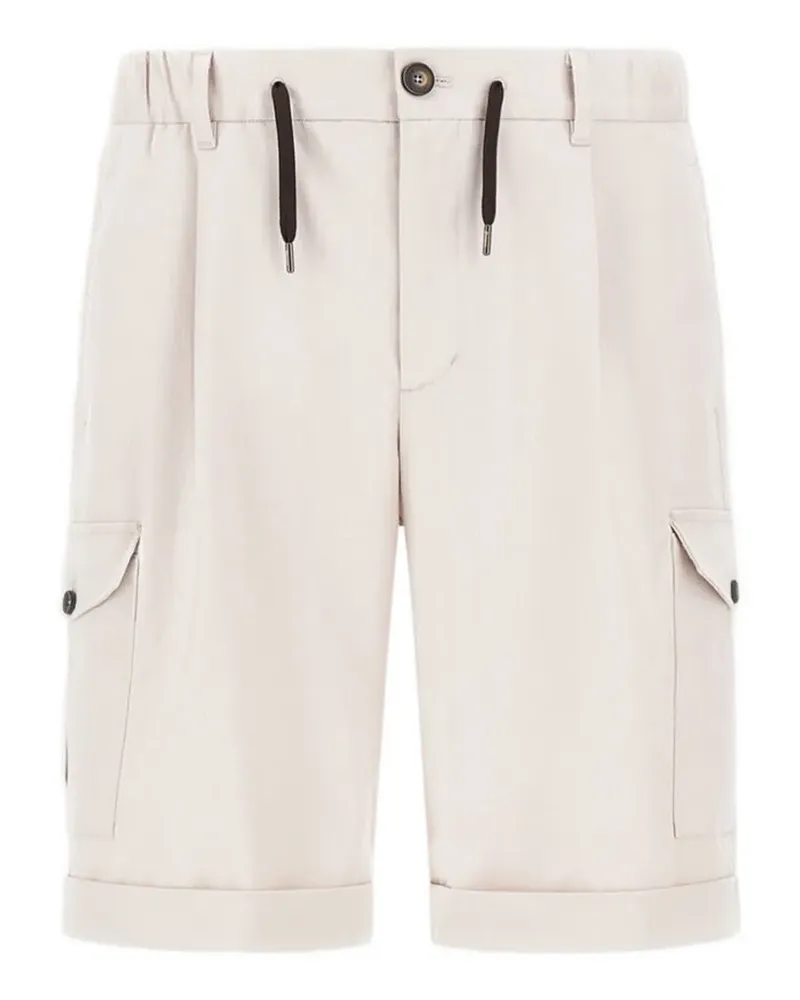 Herno drawstring cargo shorts - Nude Nude