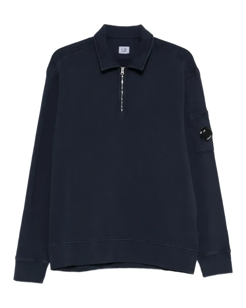 C.P. Company zip-fastening pocket sweatshirt - Blau Blau