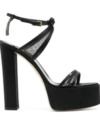 Elisabetta Franchi Plateau-Sandalen 140mm Schwarz