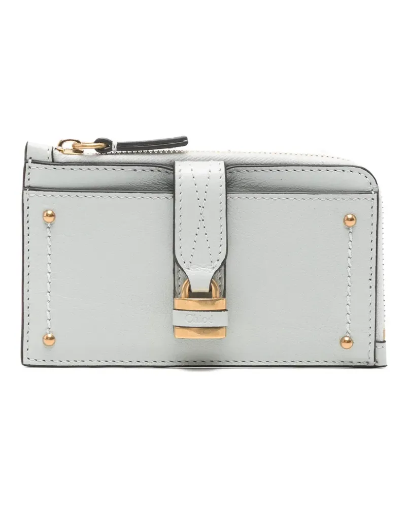 Chloé buckle leather wallet - Blau Blau