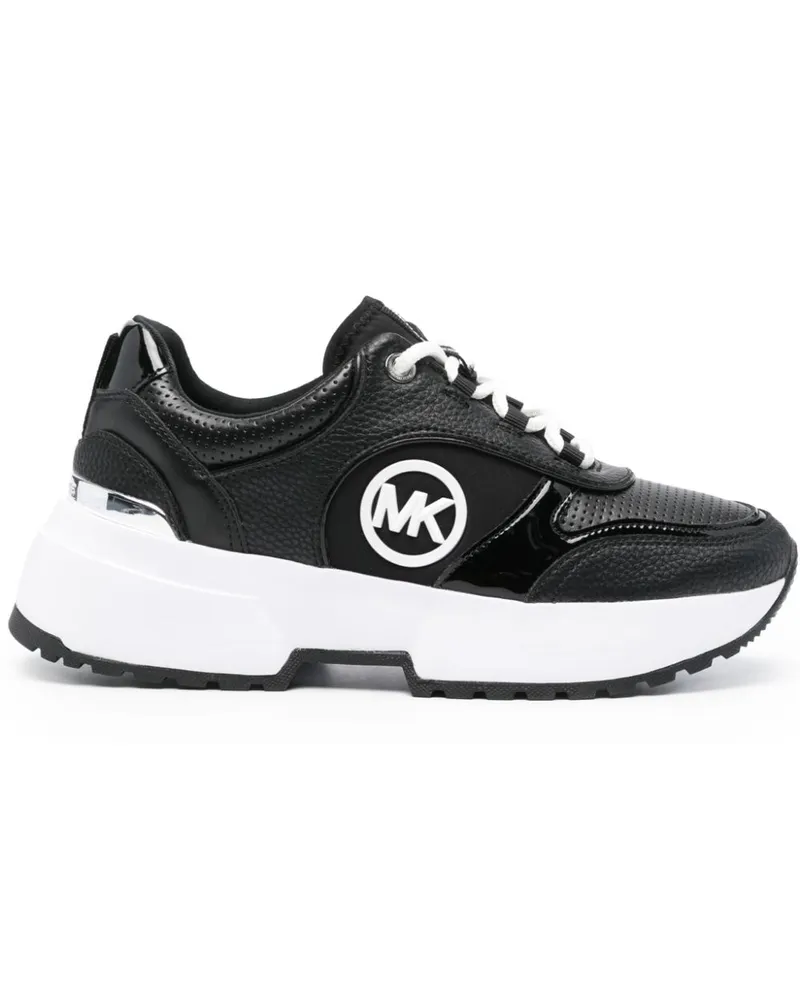 Michael Kors Percy Sneakers mit Logo - Schwarz Schwarz