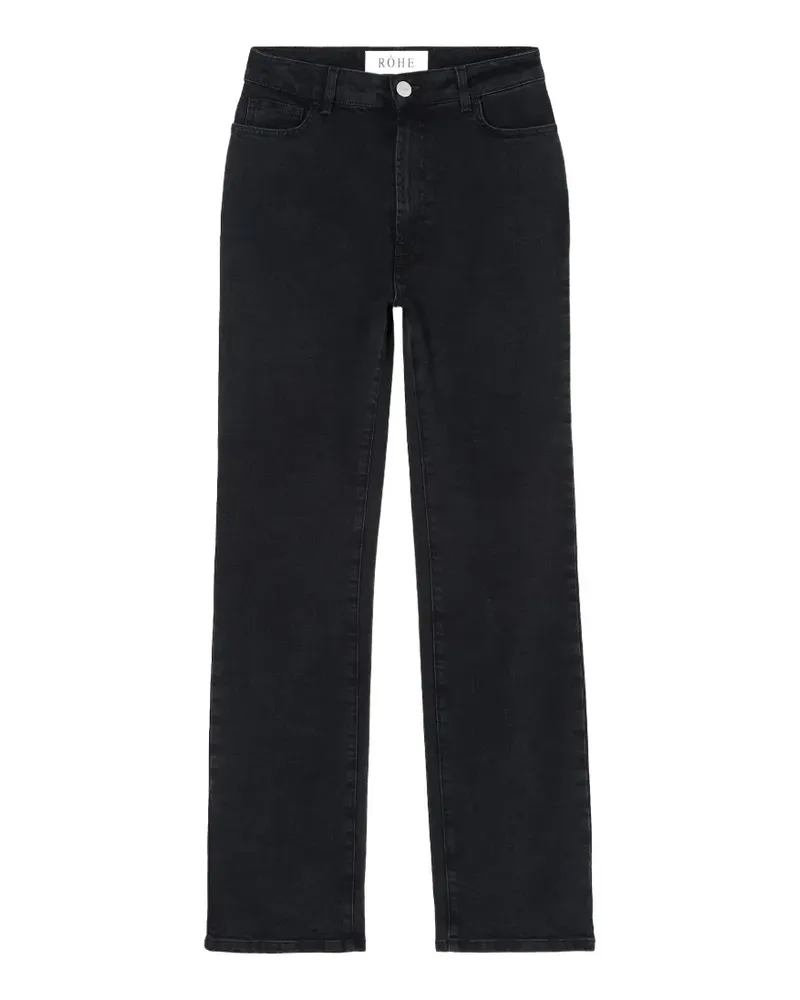 Róhe Jeans mit Knopfverschluss - Schwarz Schwarz
