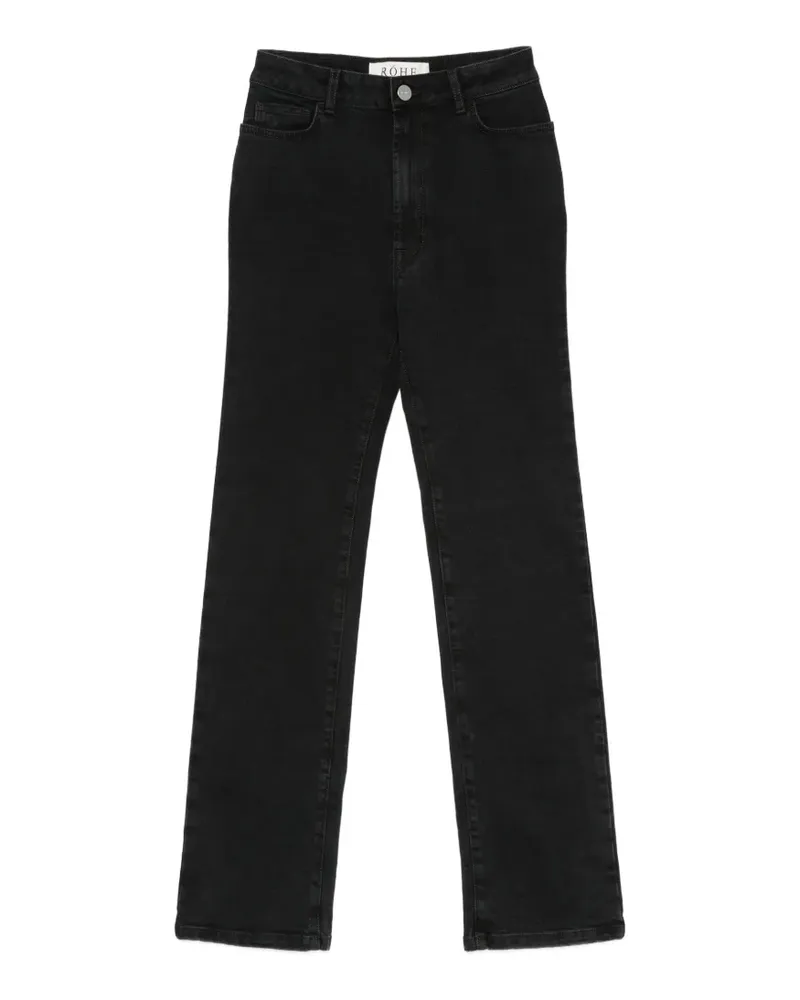 Róhe Jeans mit Knopfverschluss - Schwarz Schwarz