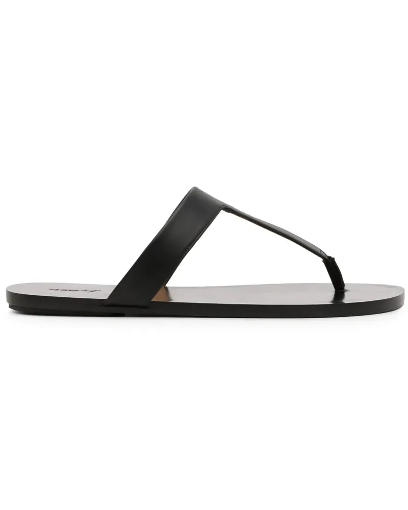 Marsèll Flip-Flops aus Leder - Schwarz Schwarz