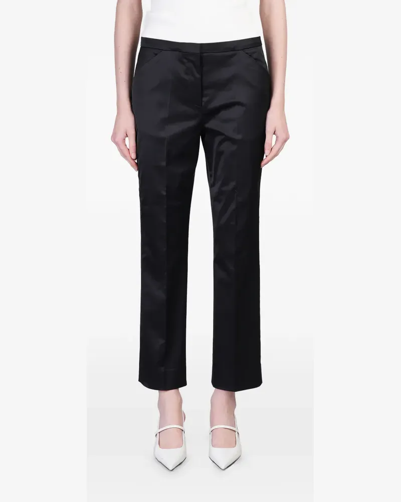 Totême Hose mit Kontrasteinsätzen - Schwarz Schwarz