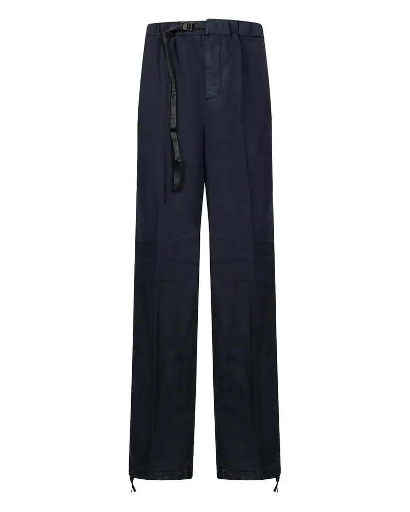 PLAN C Hose mit Gürtel - Blau Blau