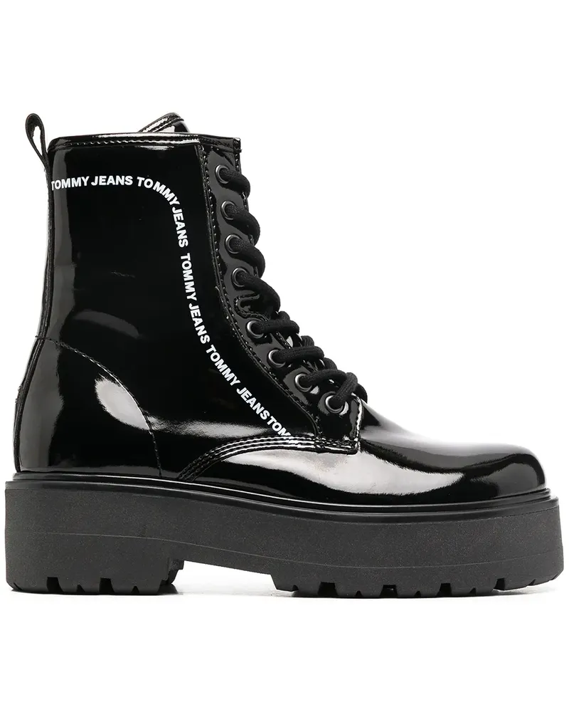 Tommy Hilfiger Sneakers mit dicker Sohle - Schwarz Schwarz