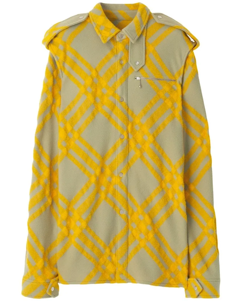 Burberry Hemd mit Karomuster - Grau Grau