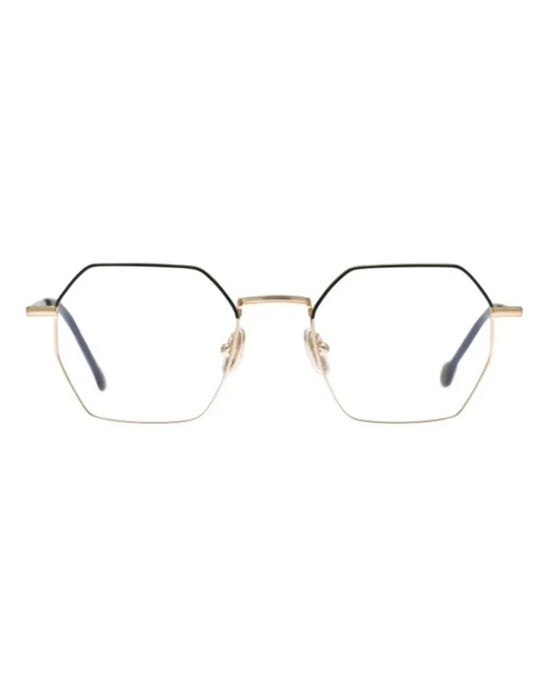 Kyme Jude geometric-frame glasses - Gold Gold