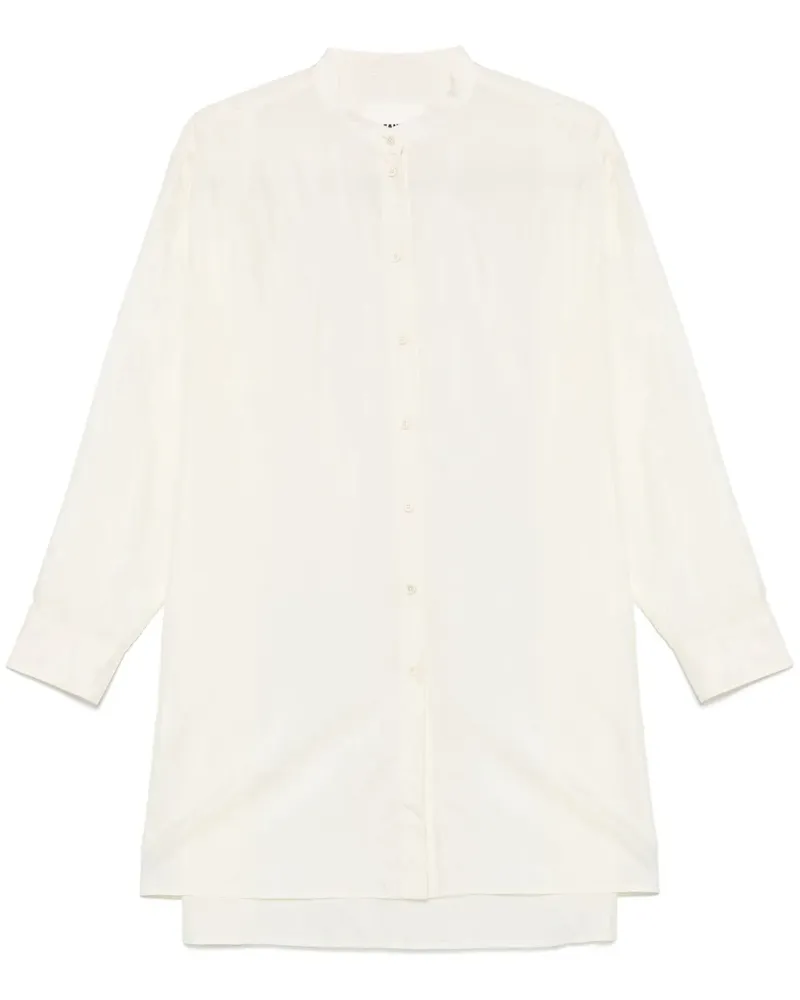 Jil Sander Hemd aus Satin - Gelb Gelb