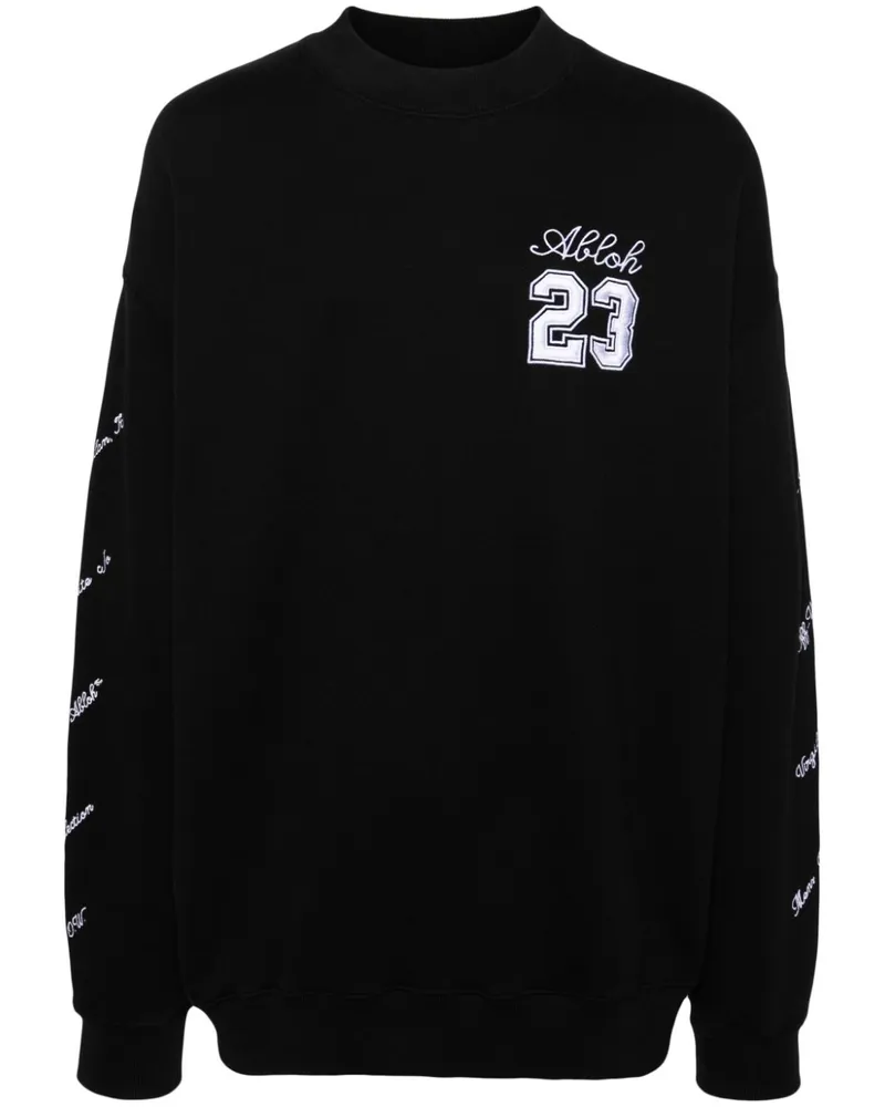 OFF-WHITE 23 Logo Skate Sweatshirt - Schwarz Schwarz