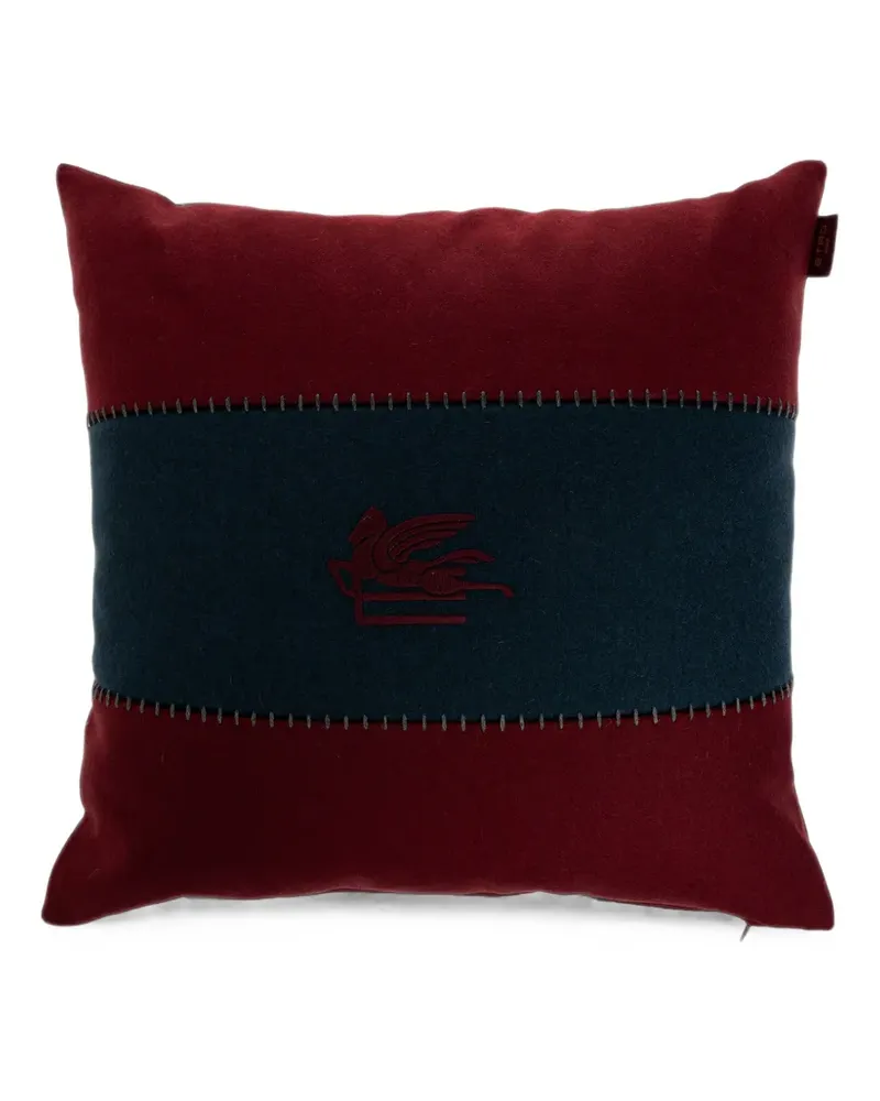Etro Kissen in Colour-Block-Optik - Rot Rot