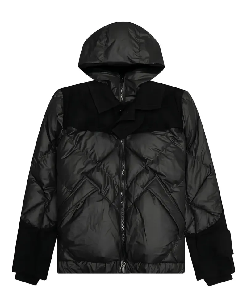 Sacai Gefütterte Jacke - Schwarz Schwarz