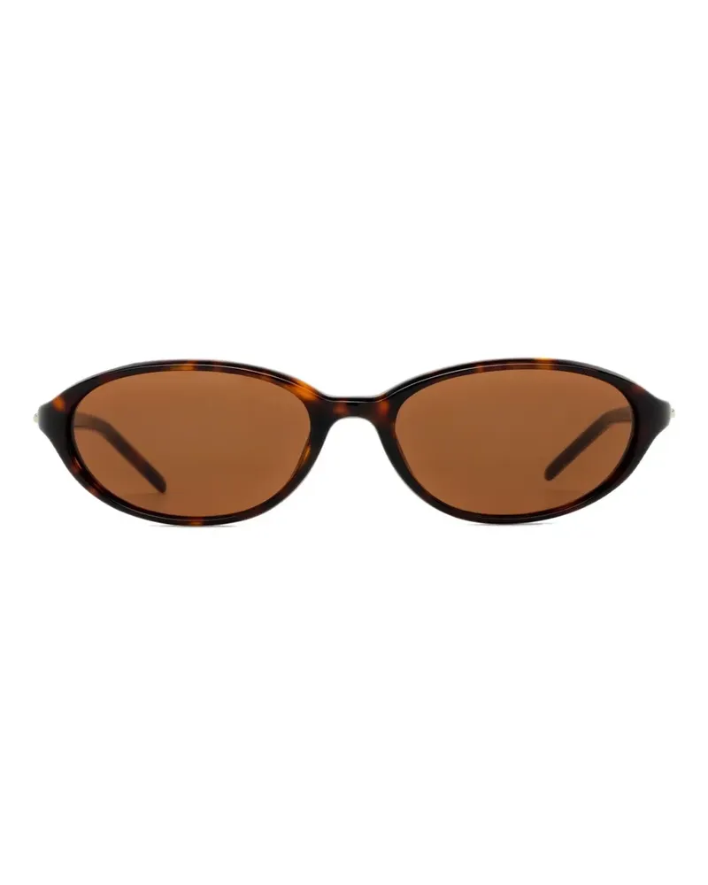 CHIMI Sonnenbrille mit ovalem Gestell - Braun Braun
