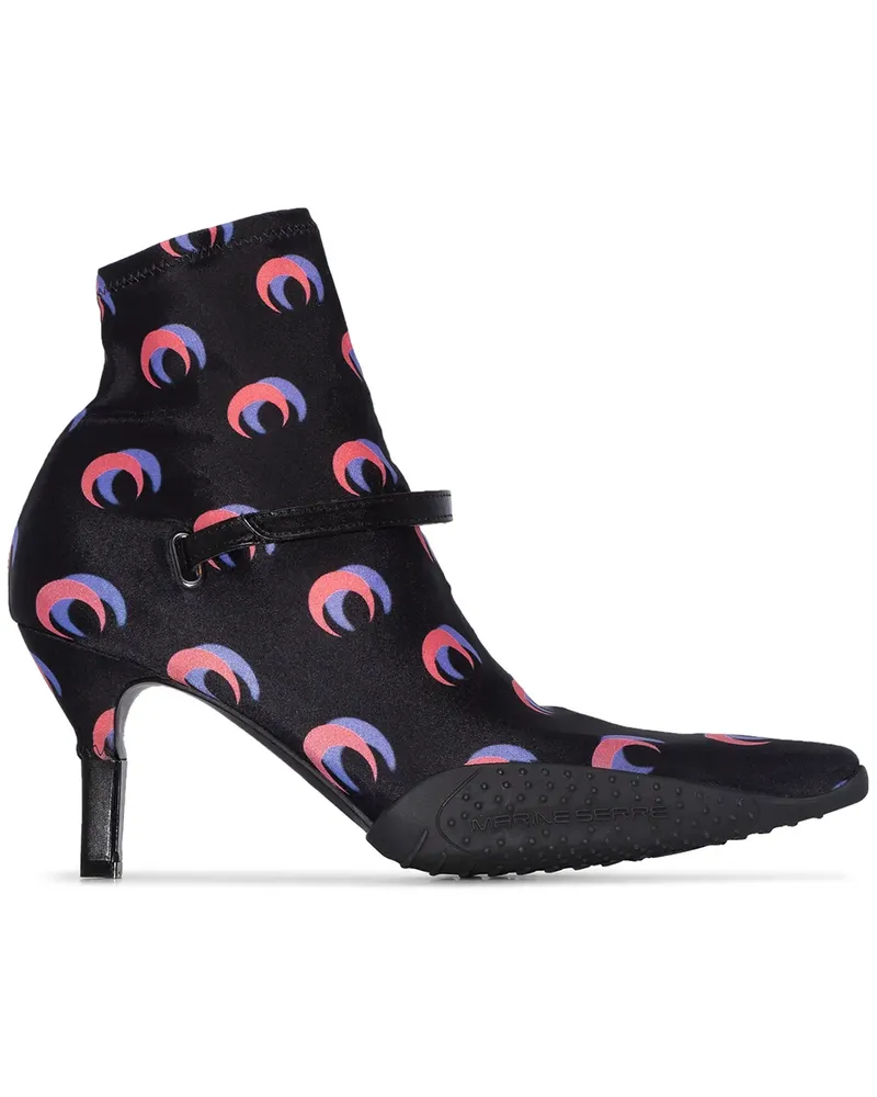 Marine Serre Moonwear' Sock-Boots, 50mm - Schwarz Schwarz