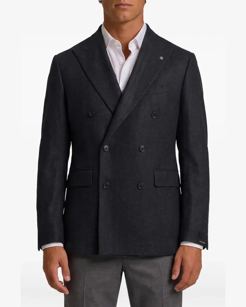 Tagliatore Doppelreihige Jacke - Grau Grau