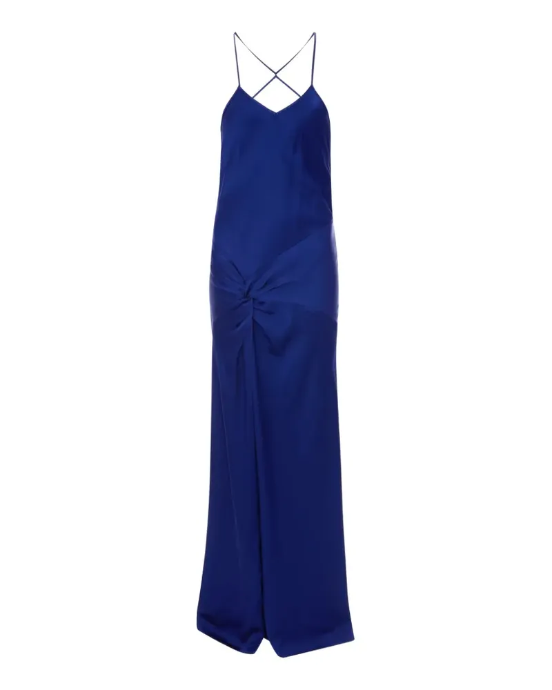 Victoria Beckham Draped Cami maxi dress - Blau Blau