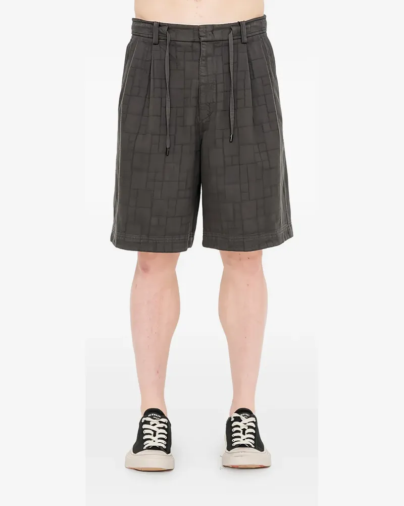 JUUN.J Shorts mit geometrischem Muster - Grau Grau