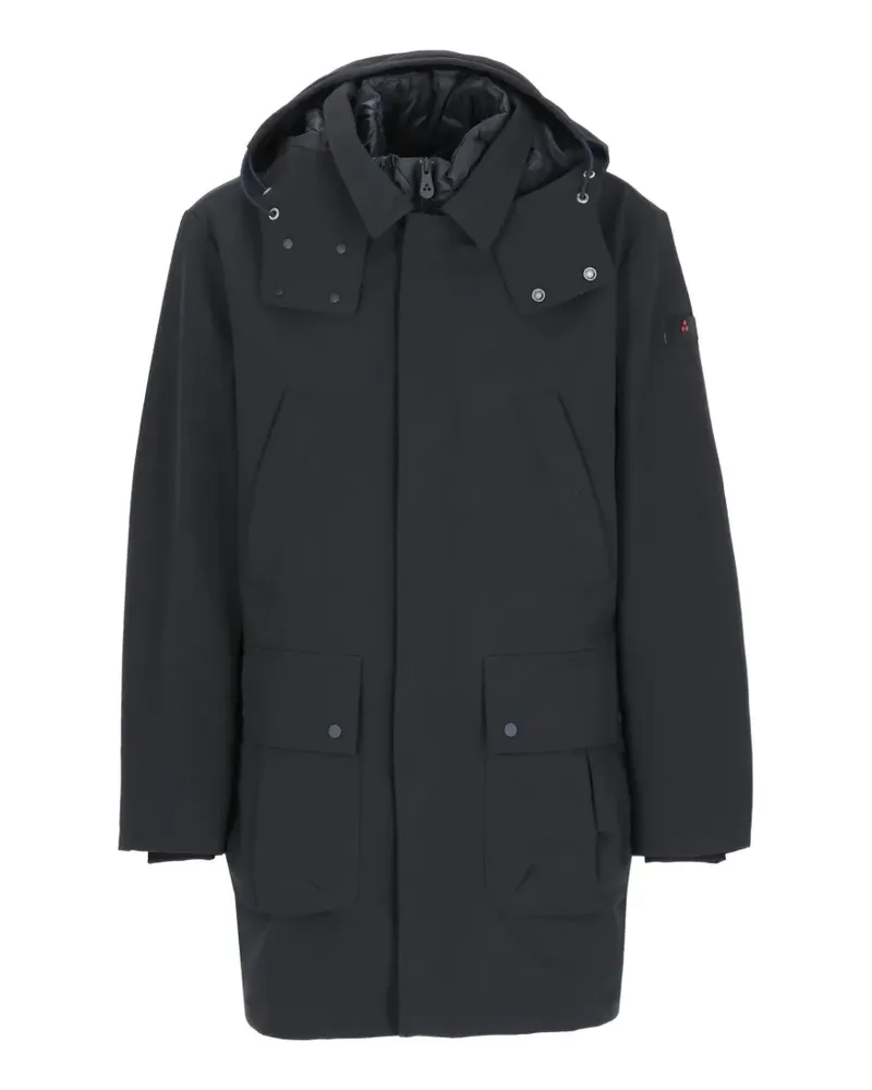 Peuterey hooded padded coat - Blau Blau