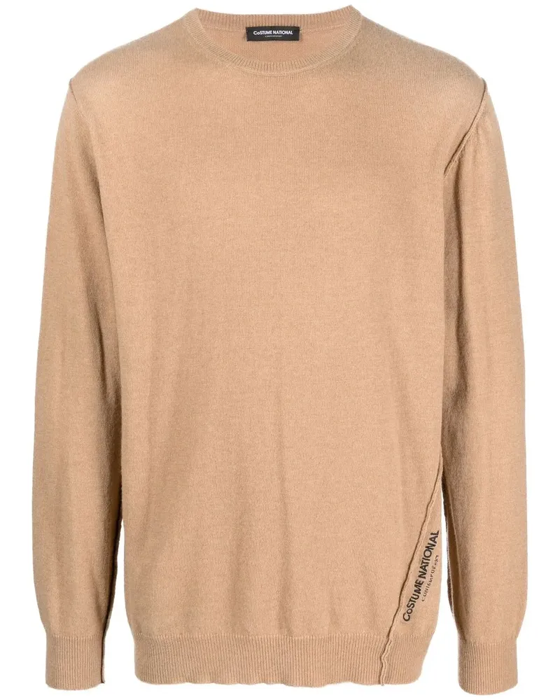 CoSTUME NATIONAL Pullover mit Logo-Stickerei - Nude Nude