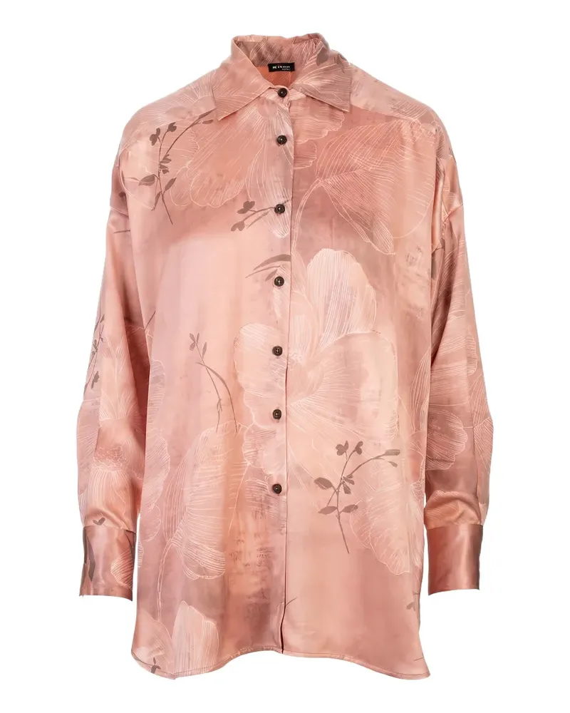 Kiton floral-print shirt - Rosa Rosa