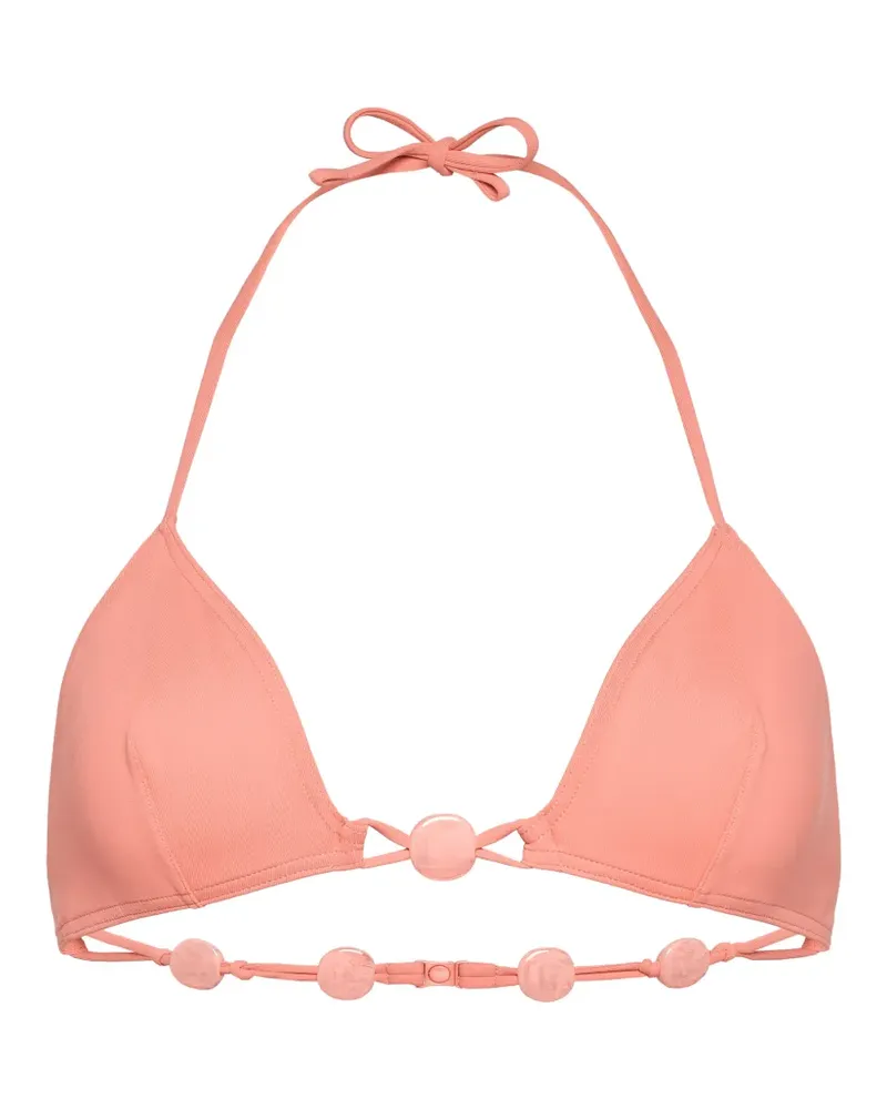 Eres Alva Triangel-Bikinioberteil mit Perlenriemen - Orange Orange