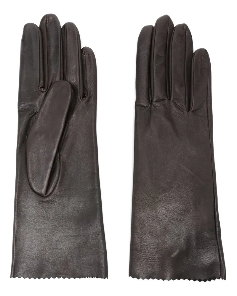 Manokhi Handschuhe aus Leder - Braun Braun