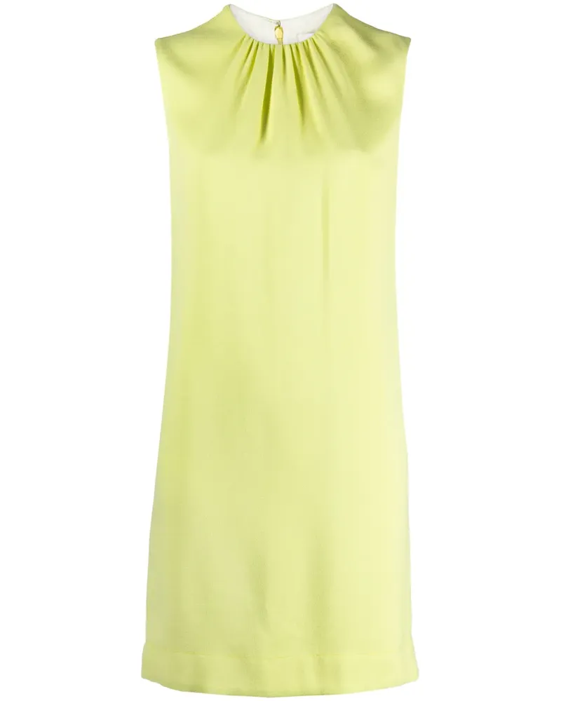 Lanvin Minikleid mit rundem Ausschnitt - Gelb Gelb