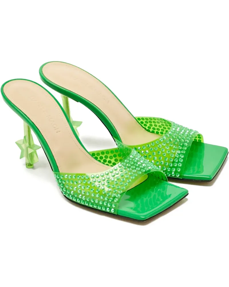 Mach & Mach Star crystal-embellished heeled sandals - Grün Grün