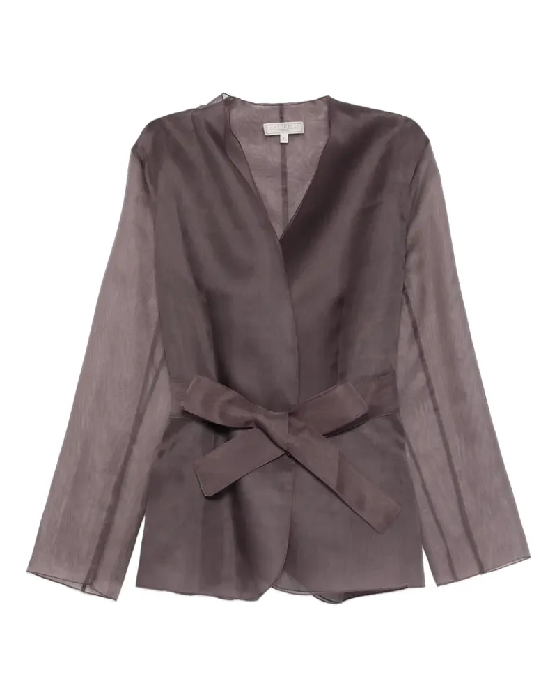 Antonelli Firenze Elia tie-belt jacket - Violett Violett